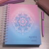 agenda mandala azul