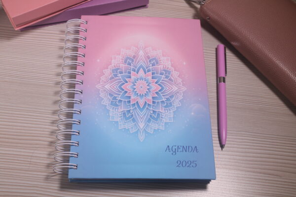agenda mandala azul