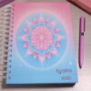 agenda mandala rosada paz y armonía